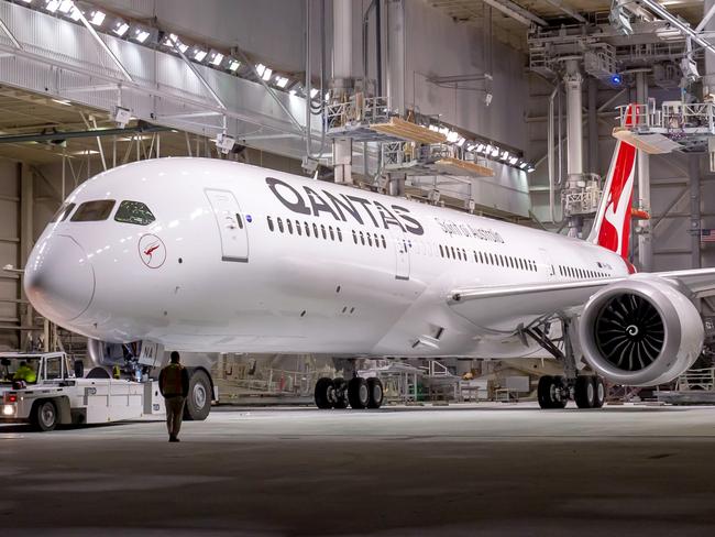 ESCAPE: Qantas, Boeing 787-9 Dreamliner. Picture: Qantas