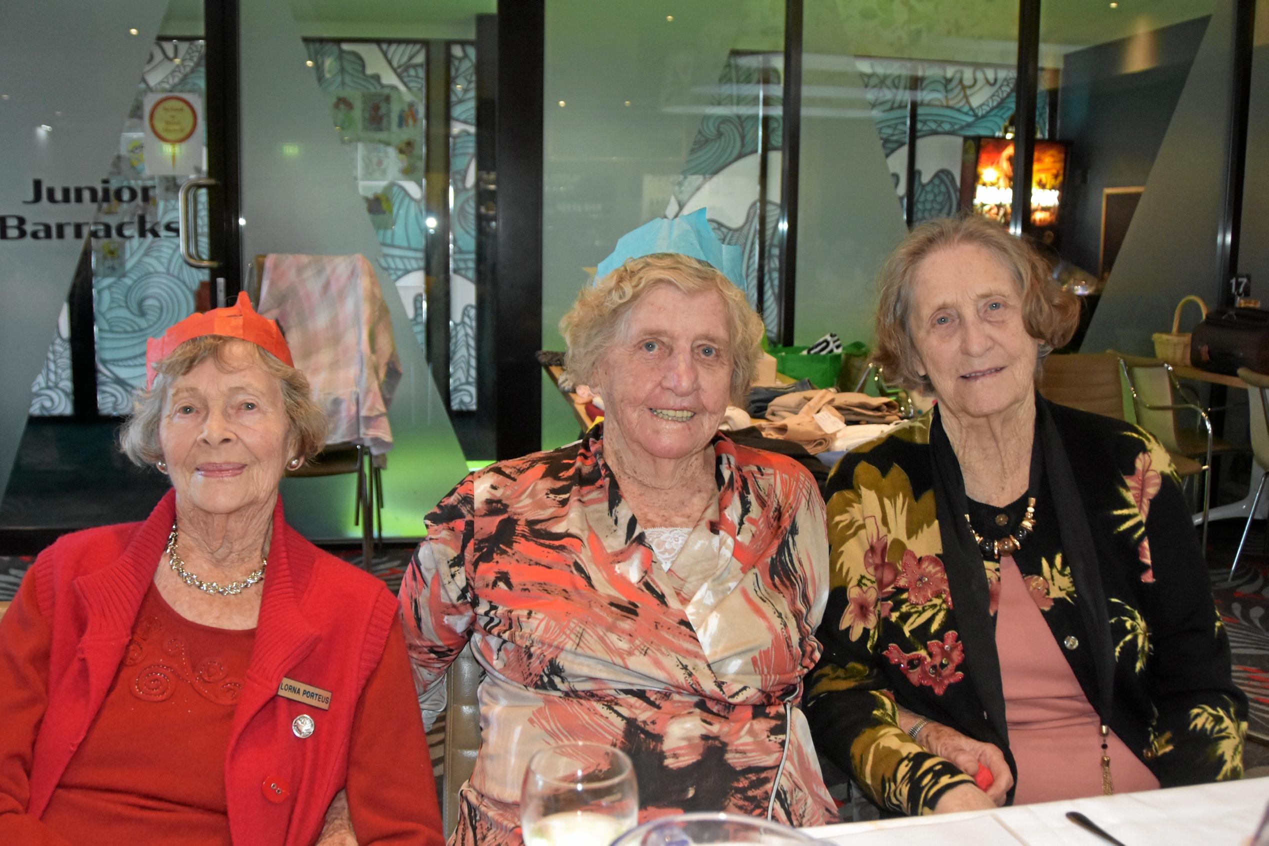 WAR WIDOWS: Lorna Porteus, Lorna Graham and Lorna Stratton, the three Lorna's have been friends for 20 years. Picture: Caitlin Zerafa