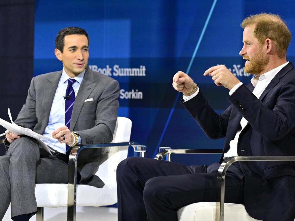 The Duke of Sussex was speaking at an event in New York. Picture: Getty Images for The New York Times