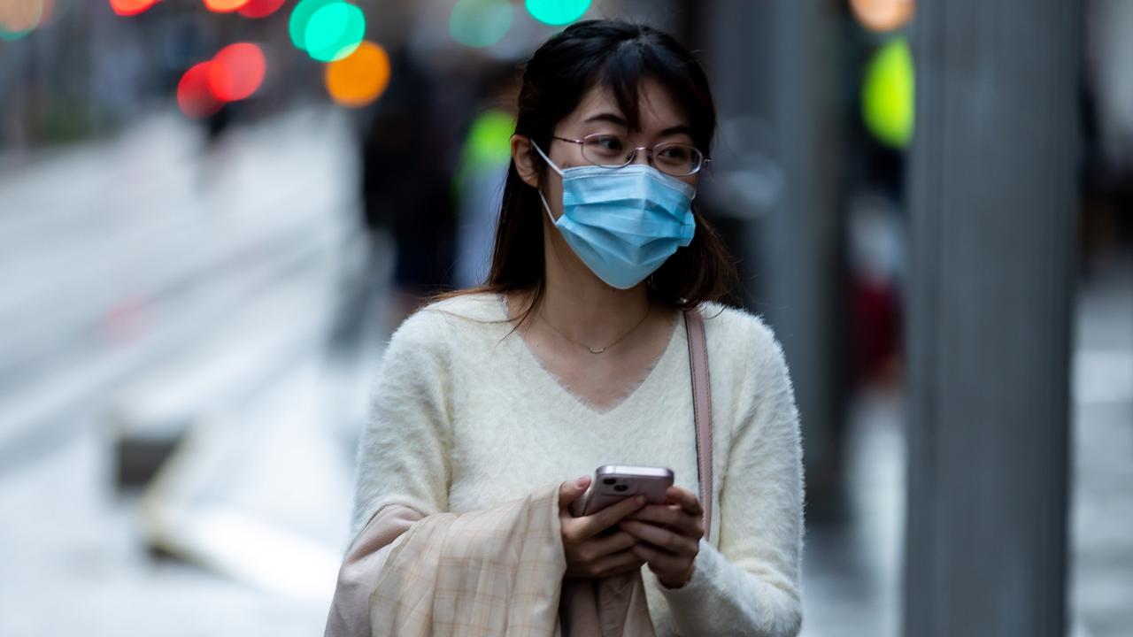 Maskwearing indoors and on public transport is now recommended by NSW Health, but is not mandatory. Picture: NCA NewsWire / Seb Haggett