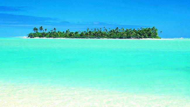 Aitutaki lagoon in the Cook Islands. Picture: Supplied