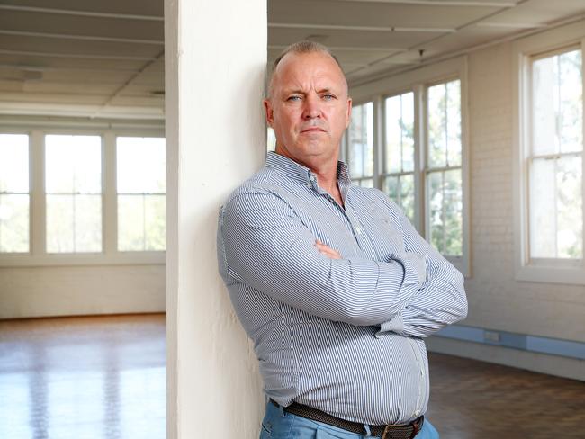 Russell Manser pictured in Sydney’s inner west. Picture: Richard Dobson