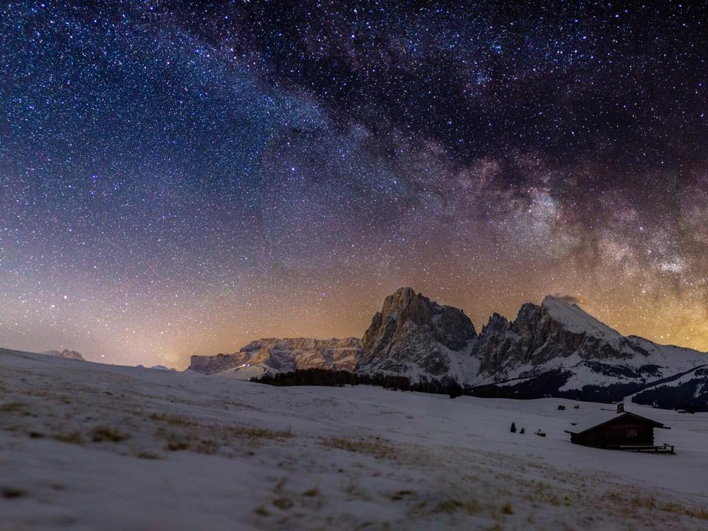 Insight Astronomy Photographer of the Year 2017- Young Astronomy Photographer of the Year: Fabian Dalpiaz (Italy – aged 15) with Milky Way above Alpe di Suisi/Dolomites (Highly Commended)