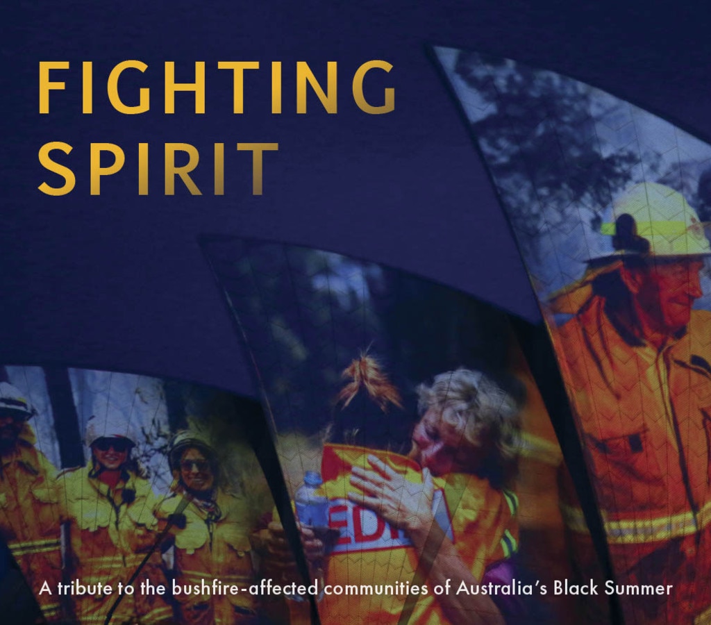 “The human spirit at its noble best” ... the cover of Fighting Spirit.