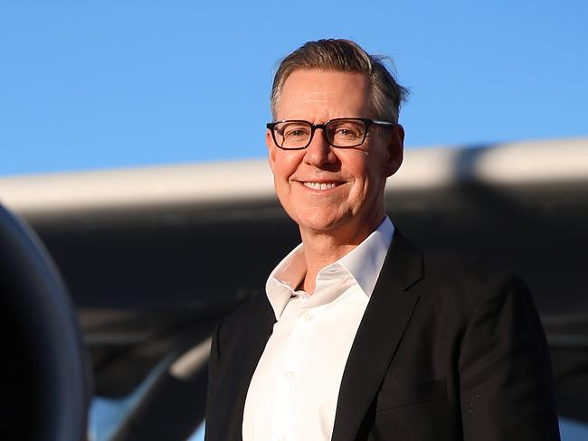 DAILY TELEGRAPH - 11/6/19Sydney Airport CEO Geoff Culbert pictured airside at the International airport in Sydney today. Picture: Sam Ruttyn