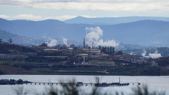 Nyrstar’s zinc works in Hobart. Picture: Julia Santos