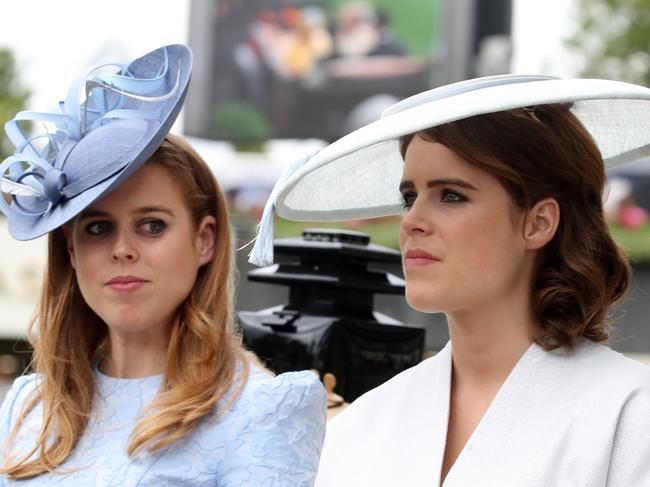 Princesses Beatrice and Eugenie have been left embarrassed by allegations against their father and his links to convicted paedophile Jeffrey Epstein. Picture: Chris Jackson/Getty