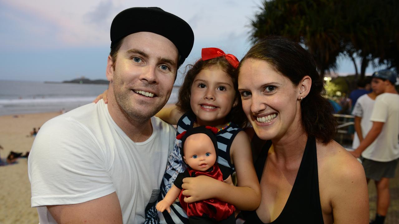 Peter Nastrom, Meleah Jensen and Megan Jensen celebrate new years eve in 2014. Photo Patrick Woods