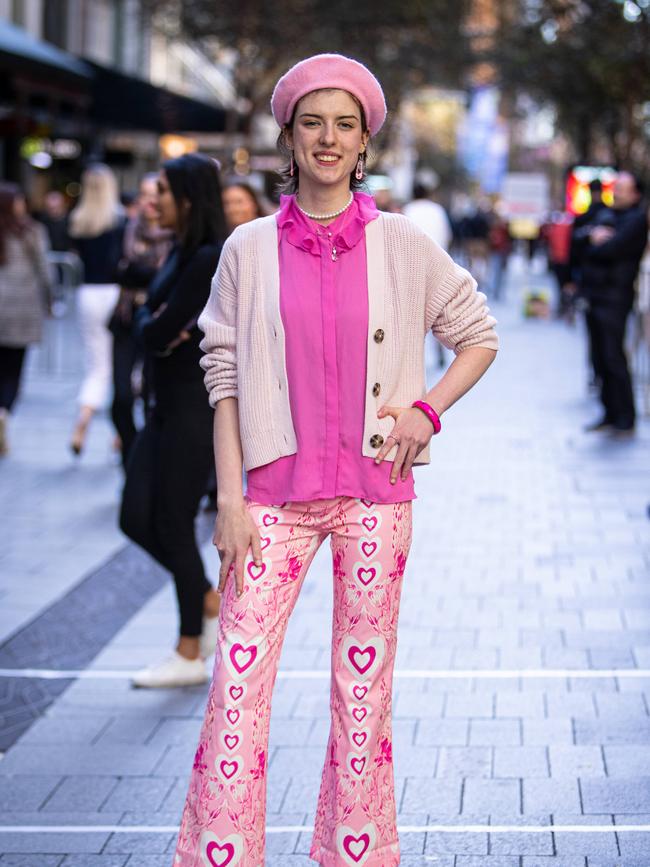 Anastasia Riley, 19, came from Canberra for the event. Picture: Julian Andrews