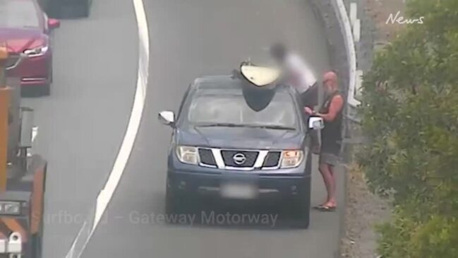 Bizarre acts caught on Brisbane motorways