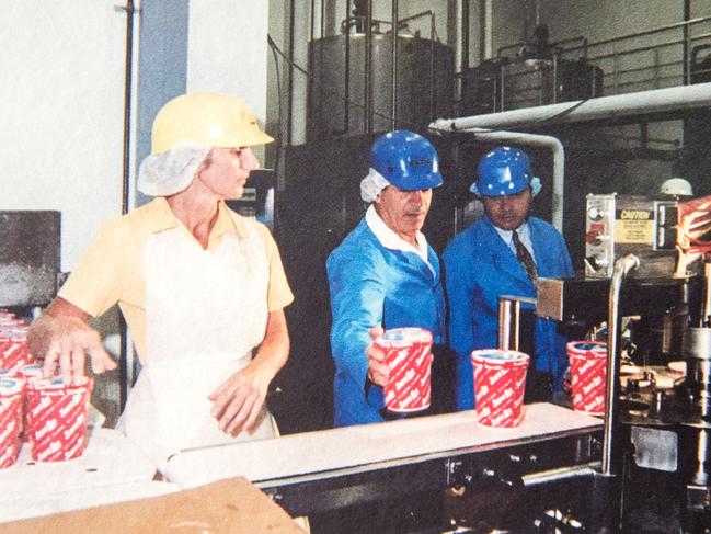 Local workers on the production line at Sara Lee in Lisarow in 1978. Local workers will keep their jobs under terms of the new sale.