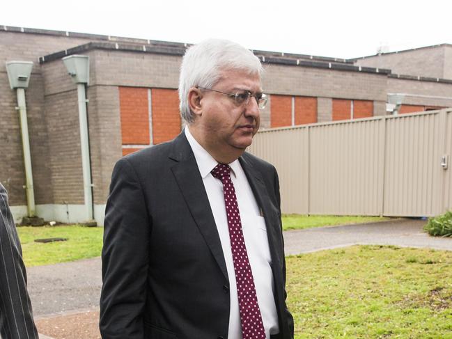 Frank Zumbo, right, leaving Sutherland Local Court in 2020. Picture: Dylan Robinson