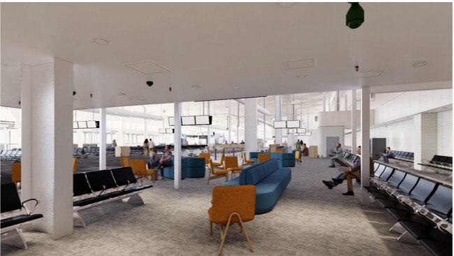 Gold Coast airport domestic departures render