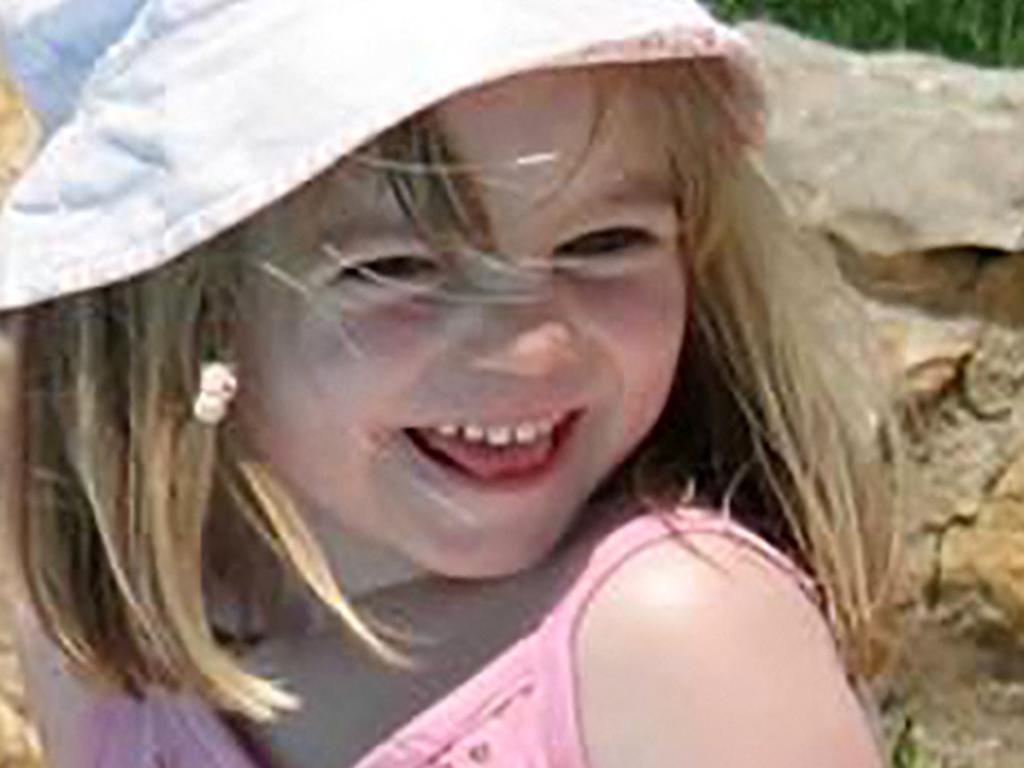 Madeleine McCann who disappeared in Praia da Luz, Portugal on May 3, 2007. Picture: AFP