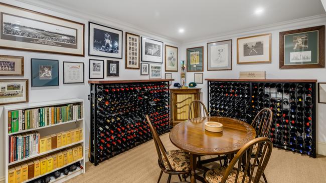 Showcase your collection in this wonderful cellar.