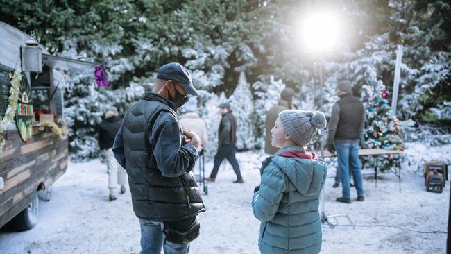 Sit Stay Love, shot at Warner Bros. Movie World and in the Gold Coast hinterland is using movie magic to turn our city into a winter wonderland.