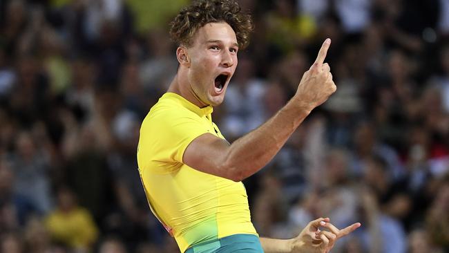 SA pole vaulter Kurtis Marschall has withdrawn from the world championships due to a back injury. Picture: AAP Image/Dean Lewins