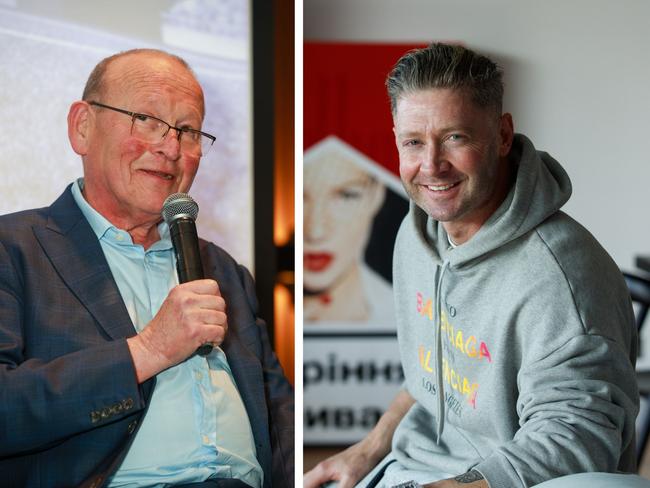 Michael Clarke and Buzz Rothfield clashed.