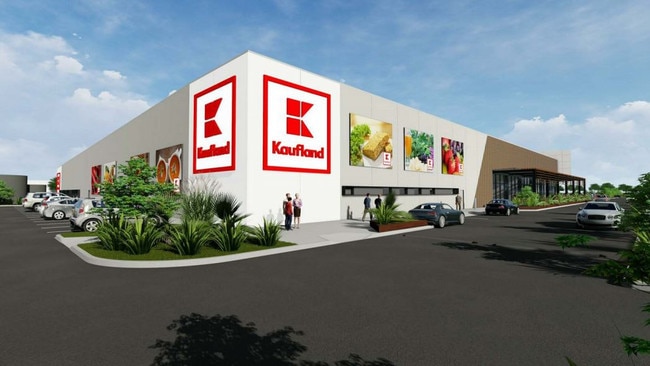 An artist's impression of how the new Kaufland Melbourne stores will look.