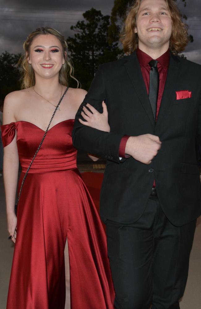 Summah Elliot and Erik McConnell at Assumption College's year 12 formal on April 22, 2025. Photo: Jessica Klein