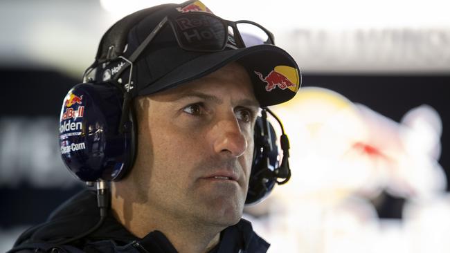 Jamie Whincup was well down the time sheet in practice at Phillips Island. Picture: AAP