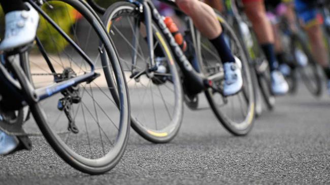 CLOSE CALL: Cyclists were dicing with death on Alexandra Parade on Friday. Picture: Tahlia Stehbens