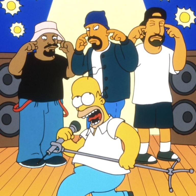 Cypress Hill featured on a 1996 episode of The Simpsons.