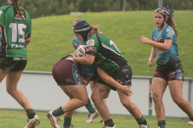 Mackay Cutters vs Townsville Blackhawks Harvey Norman U17's Saturday 22 February 2025 Picture:Michaela Harlow