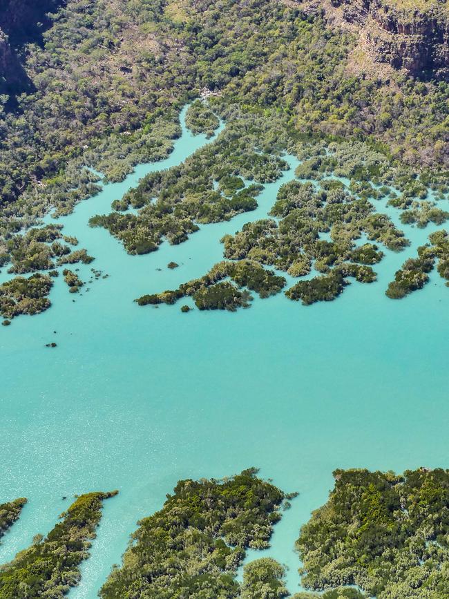 Hunter River and Porosus Creek in Western Australia.