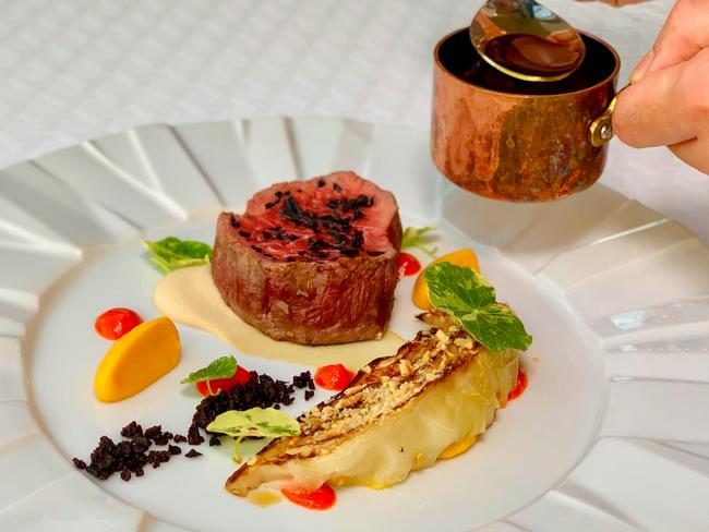 Altitude Restaurant’s beef tenderloin. Picture: Jenifer Jagielski