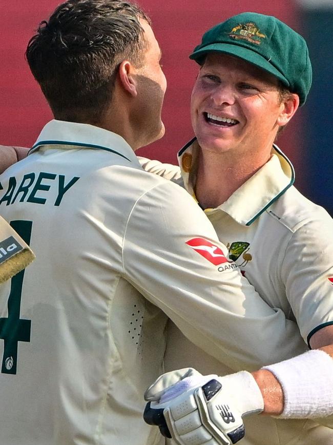 Smith made centuries in each of the Tests as captain of the triumphant series in Sri Lanka. Picture: Ishara S. Kodikara / AFP
