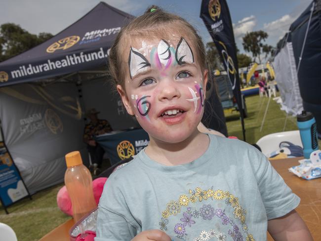 Imogen Morrison at the Swan Hill Show 2024. Picture: Noel Fisher.