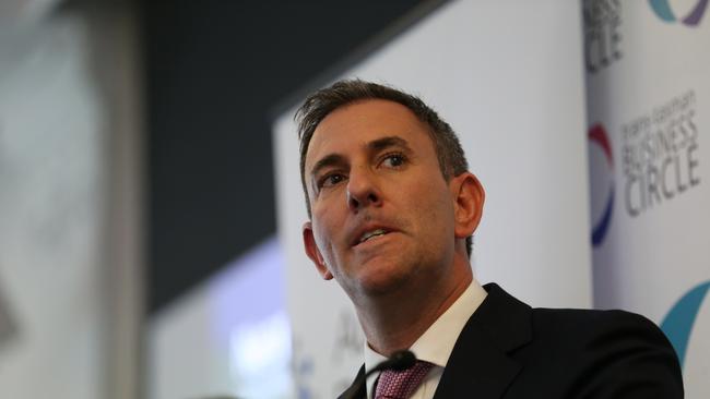 Jim Chalmers has derided the Coalition’s 23.9 per cent tax-to-GDP cap, saying it had been ‘plucked out of the air’. Picture: Britta Campion / The Australian