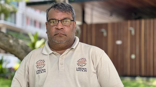 Larrakia elder Richard Fejo has resigned as Chair of the Darwin Waterfront Corporation, in protest of the CLP lowering the age of criminal responsibility. Picture: Fia Walsh.