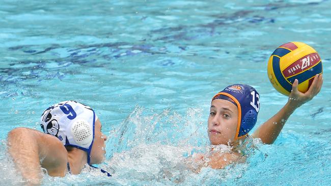 North Brisbane Polo Bears Vs Gold Coast Water Polo Queensland Premier League. Picture, John Gass