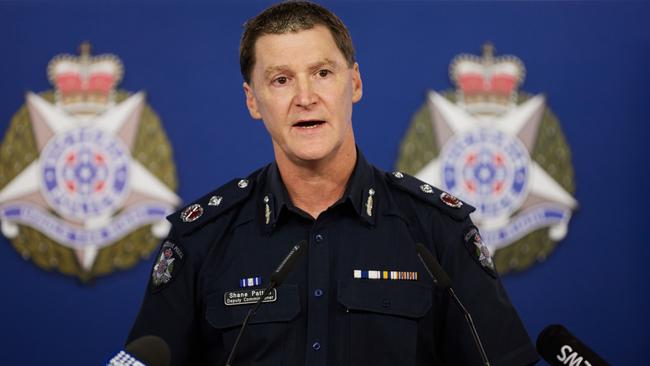 Victoria’s Police Deputy Commissioner Shane Patton. Picture: AAP