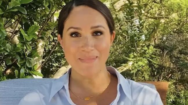 It has long been speculated Meghan is eyeing off the White House. Picture: YouTube.