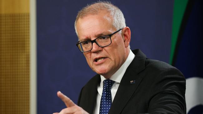 Scott Morrison was rated the most unpopular leader in 35 years. Picture: Gaye Gerard