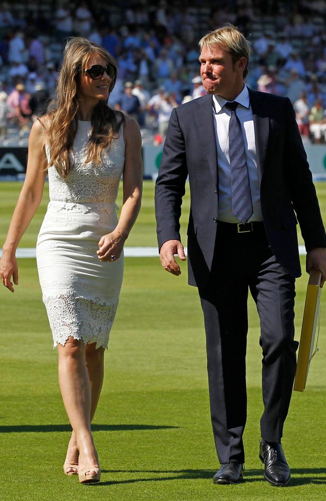 Warne and Hurley were inseparable during their time together. Picture: Ian Kington/AFP