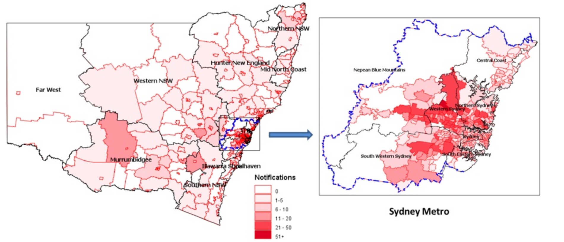 Confirmed influenza cases in NSW in the latest surveillance report from June 17 to 23.