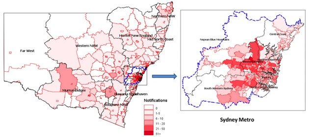 Confirmed influenza cases in NSW in the latest surveillance report from June 17 to 23.