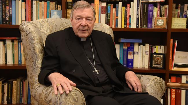 Cardinal George Pell spoke publicly about a man he met in jail whom he believed to be innocent. That man was Roberts. Picture: Victor Sokolowicz