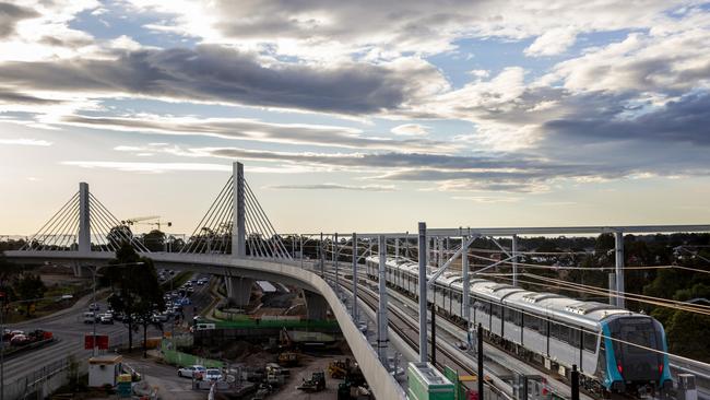 The bridge is Australia’s first cable-stayed bridge.