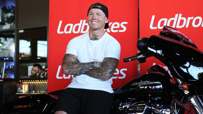 Todd Carney at the weigh in for Friday’s fight night.