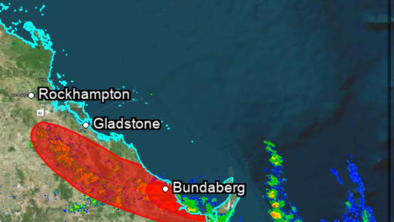 Heavy rainfall and flash flooding are expected to impact the Wide Bay region as severe storms move through.