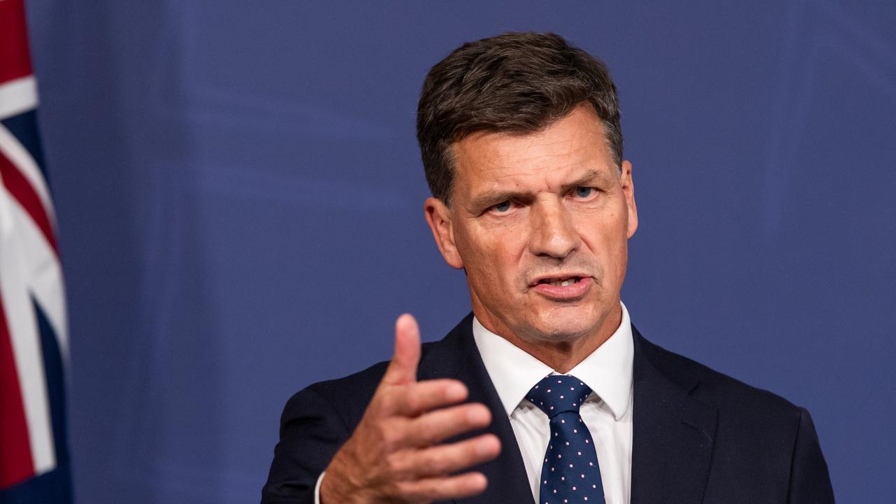 Shadow Treasurer Angus Taylor is a big name in the mix. Picture: NewsWire / Monique Harmer