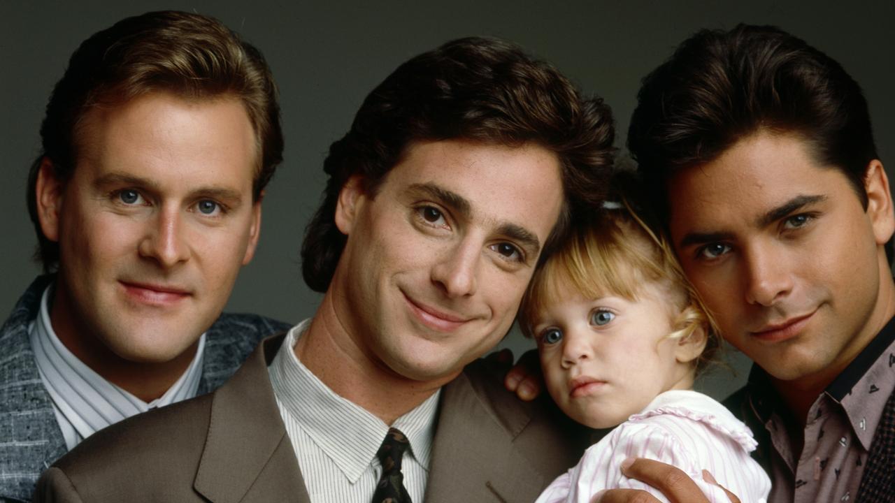 Bob Saget (second from left) with the cast of Full House. (Photo by ABC Photo Archives/ABC via Getty Images)