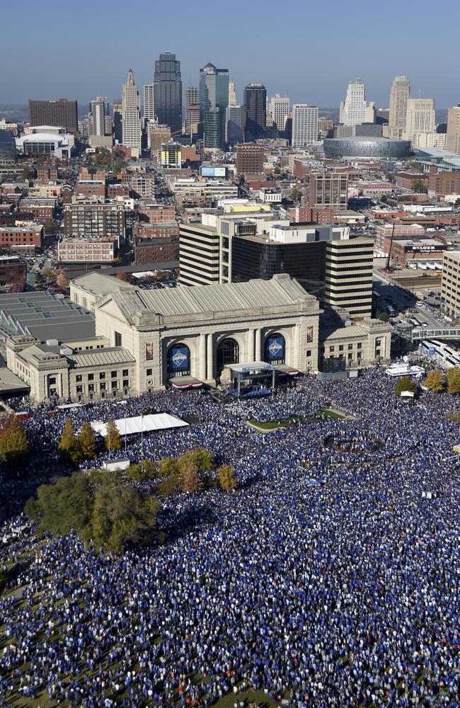 Royals win World Series, Kansas City Royals victory parade Herald Sun