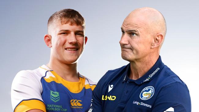 Matt Arthur (L) shouldn't expect special treatment from his father, and coach, Brad.