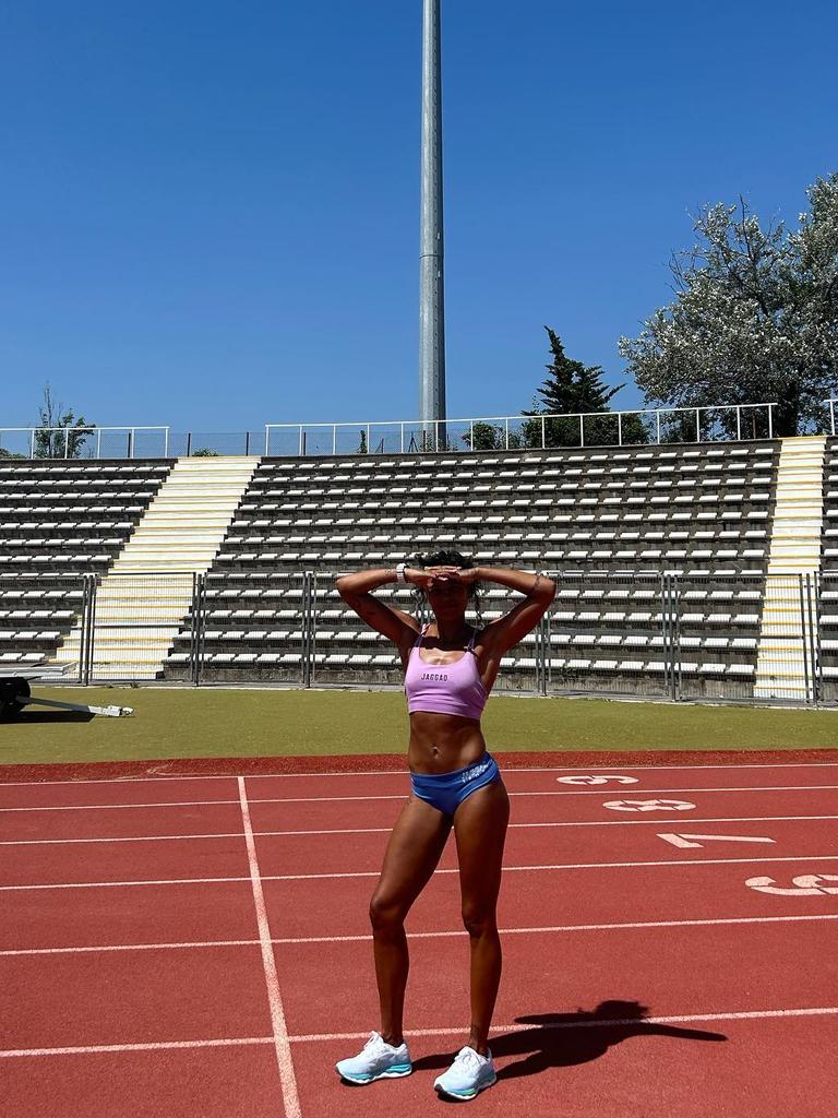 She is a track runner in the 400 and 800 metres. Picture: Instagra/@morganmitch